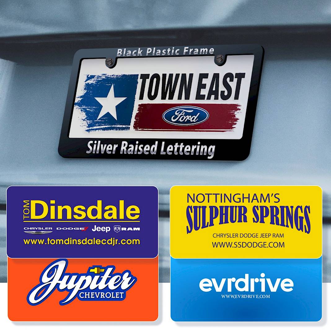 Custom License Plate Inserts