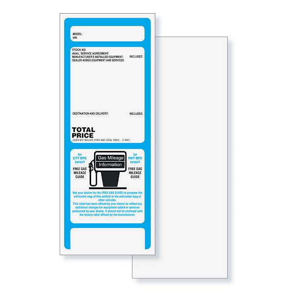 Dealer Window Stickers, Buyers Guides & Addendum Labels for Compliance and Sales