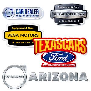 Custom Auto Decals for Dealerships